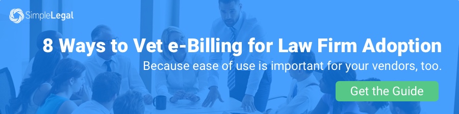 Vetting e-Billing for Law Firms