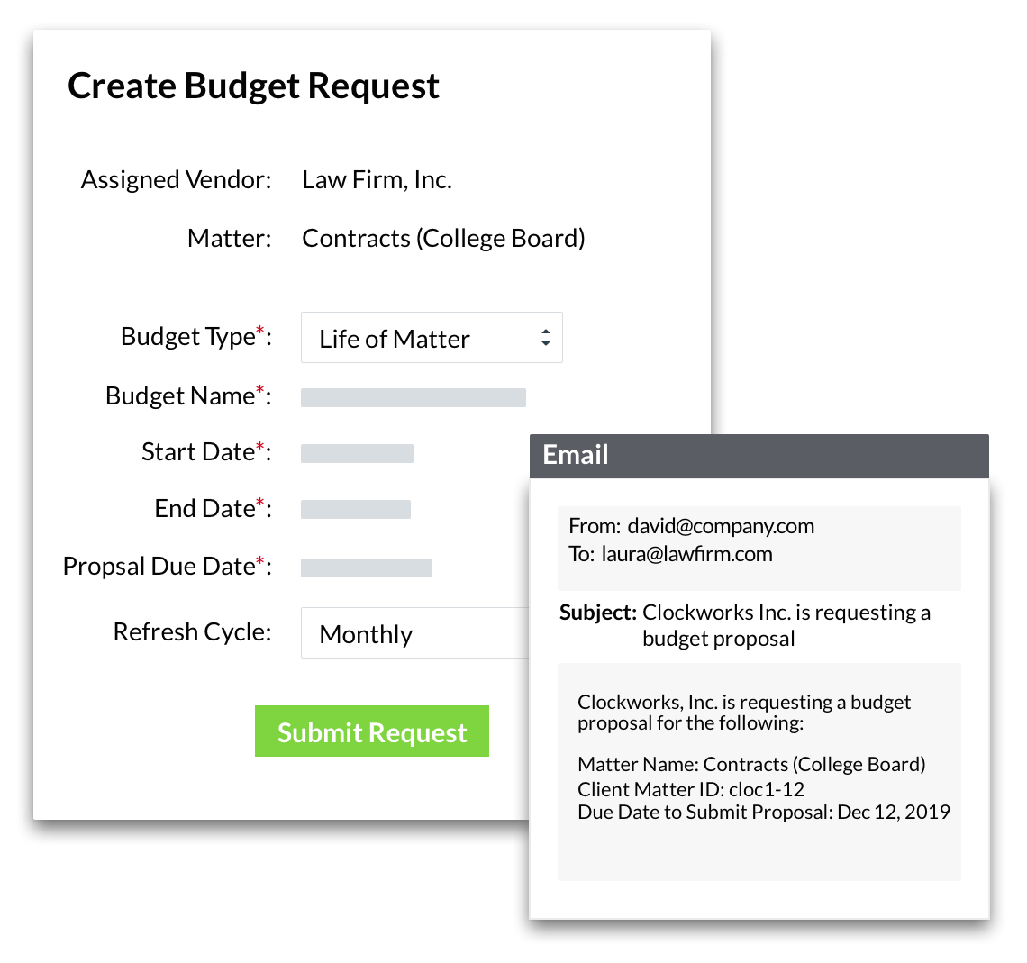Budget Request by SimpleLegal
