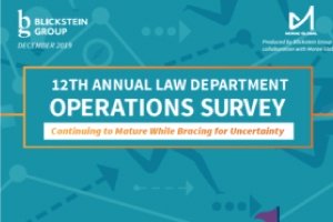 Above the Law: The 2019 Legal Department Operations Survey Report