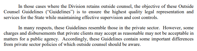 Outside Counsel Guidelines 3