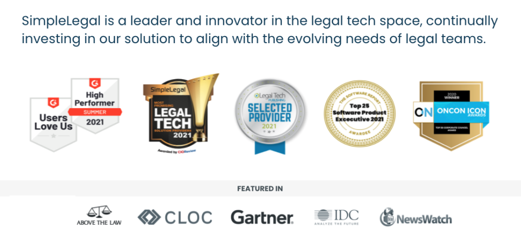 SimpleLegal Badges